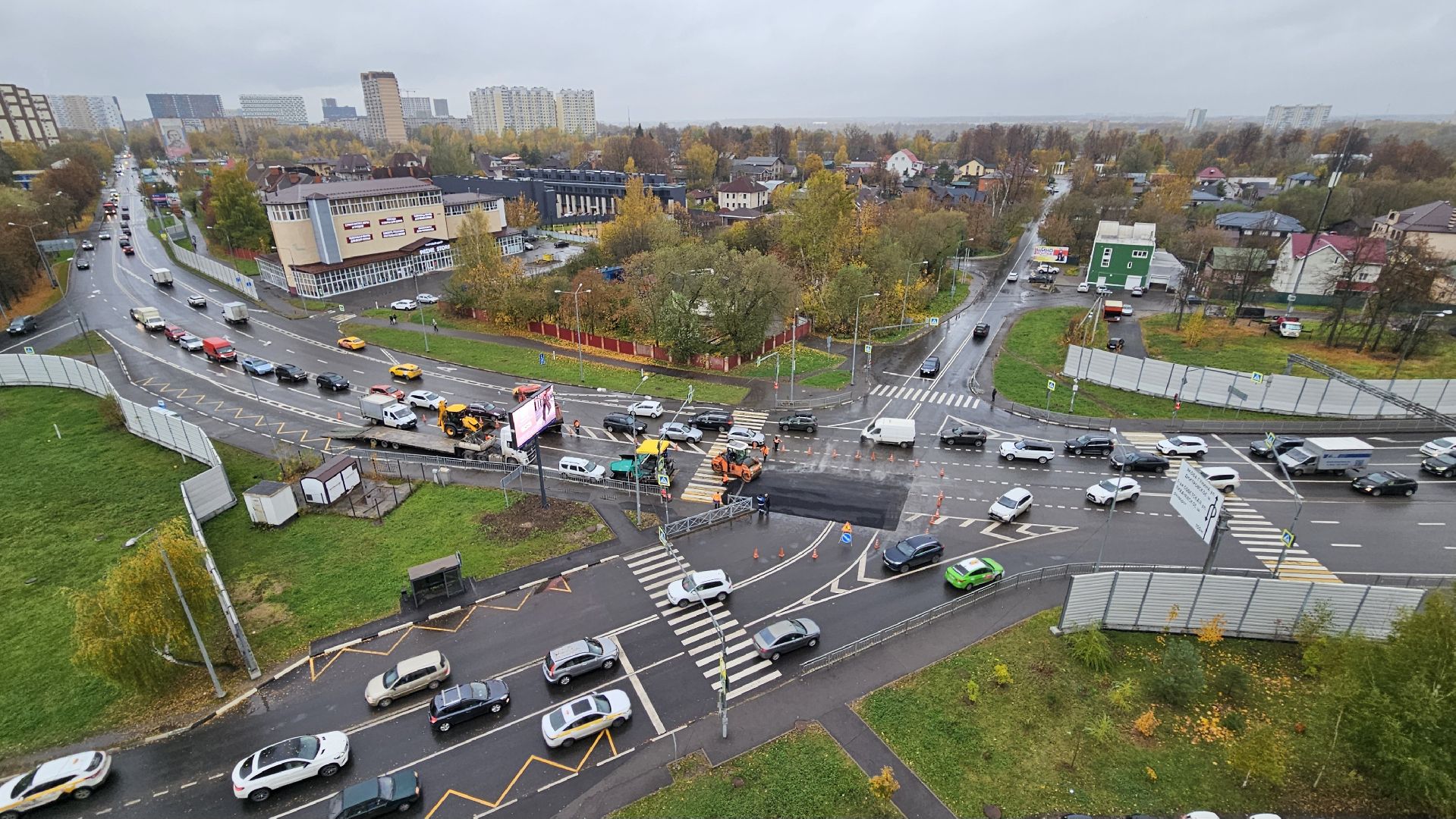 долгопрудный, ремонт дороги, проспект пацаева, ямочный ремонт дорог,
