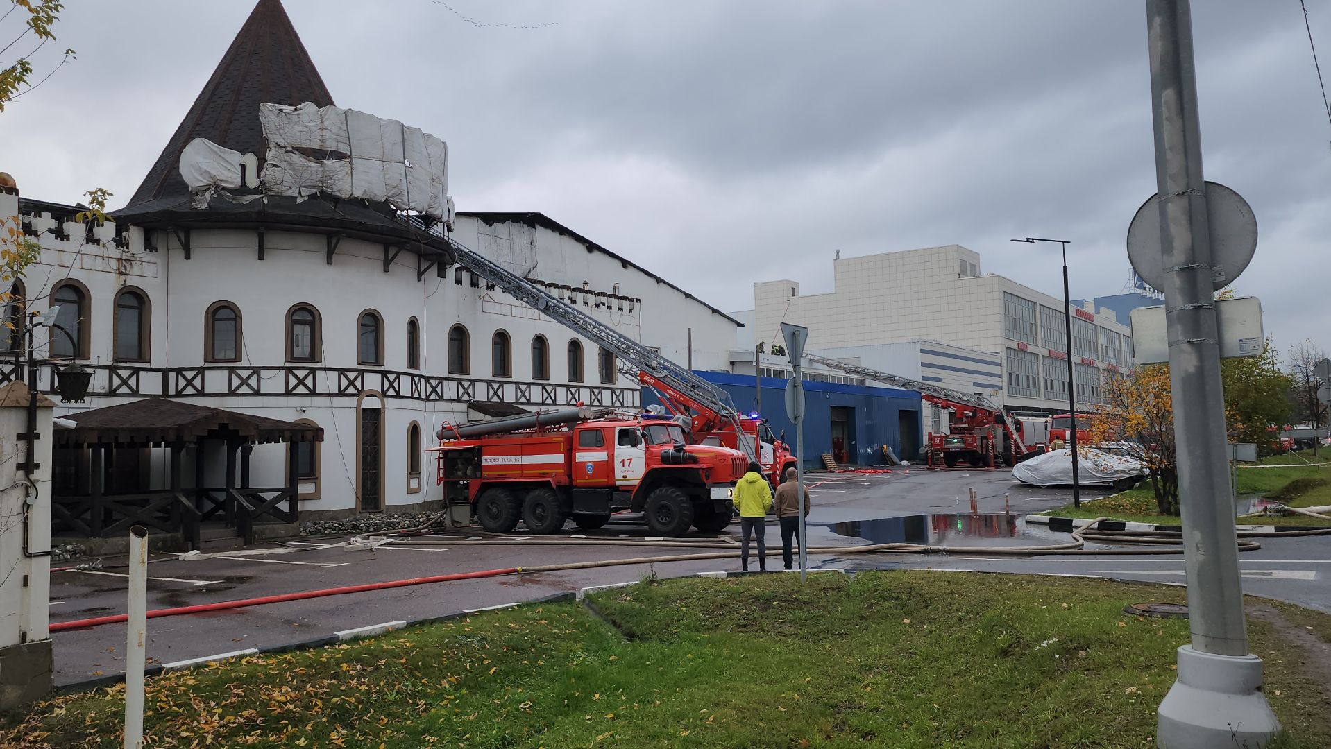 пушкино, пожар, Пожар на ярославском шоссе,