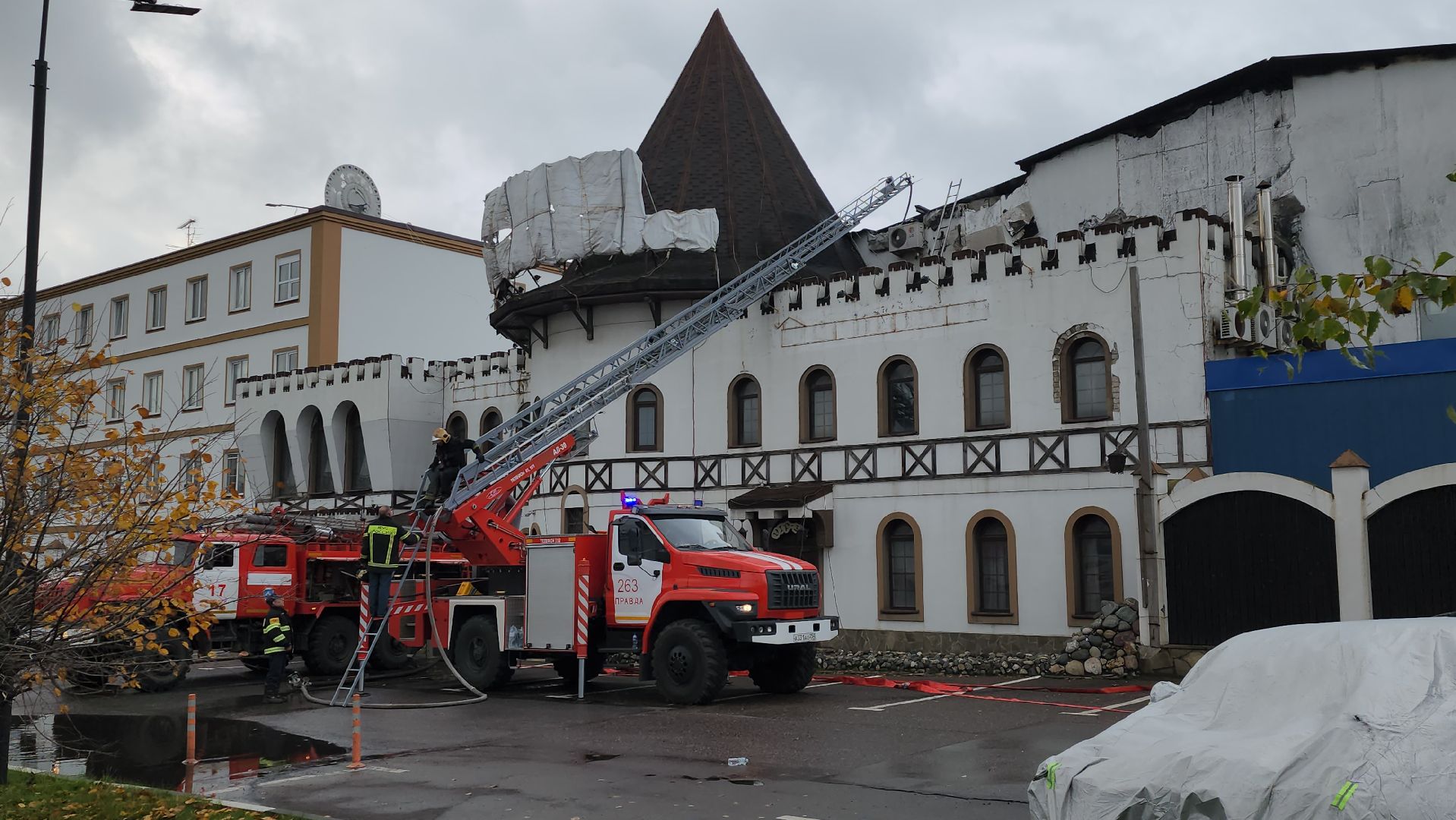 пушкино, пожар, Пожар на ярославском шоссе,