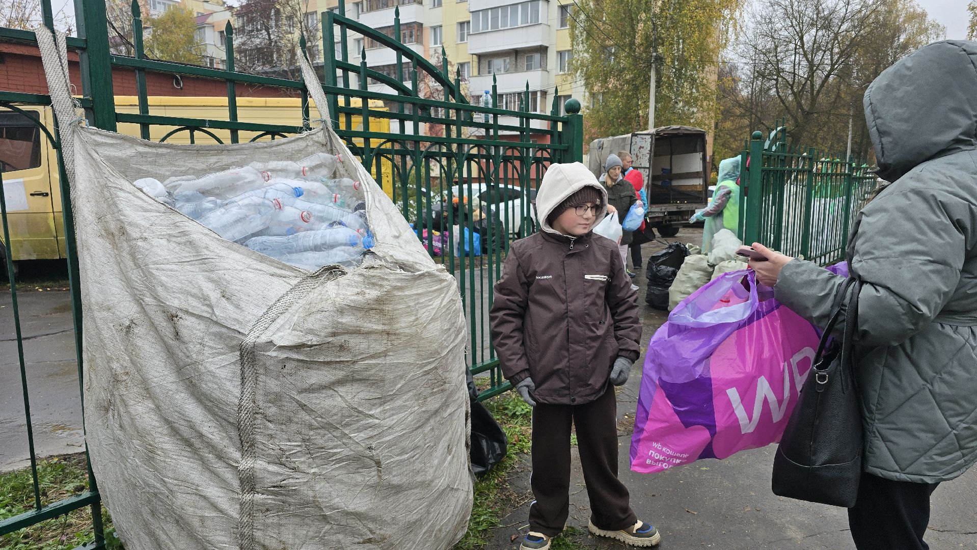 Коломна, экологическая акция, сбор вторсырья, сортировка отходов,