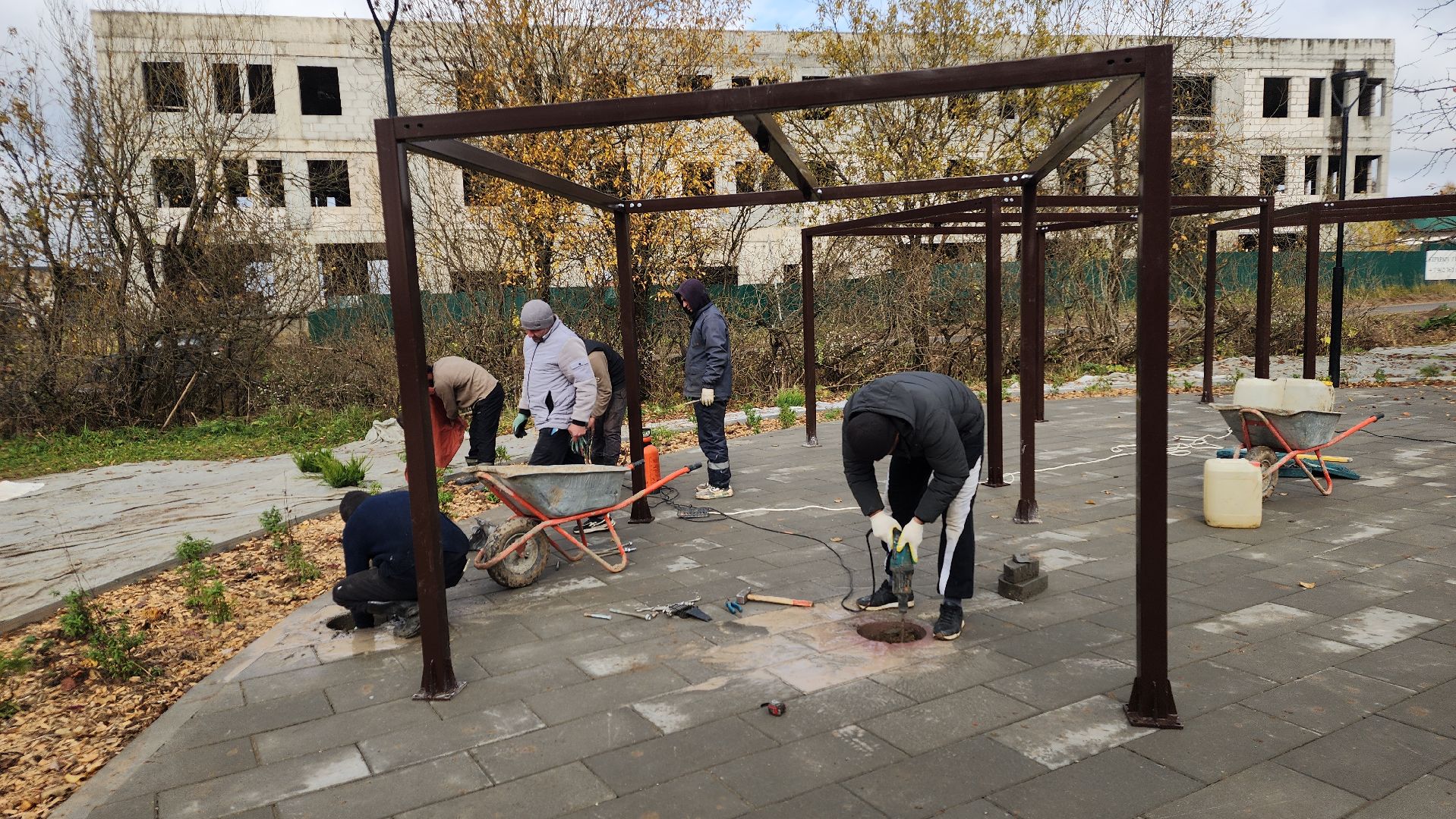 волоколамск, сычево, фкгс, благоустройство сквера,