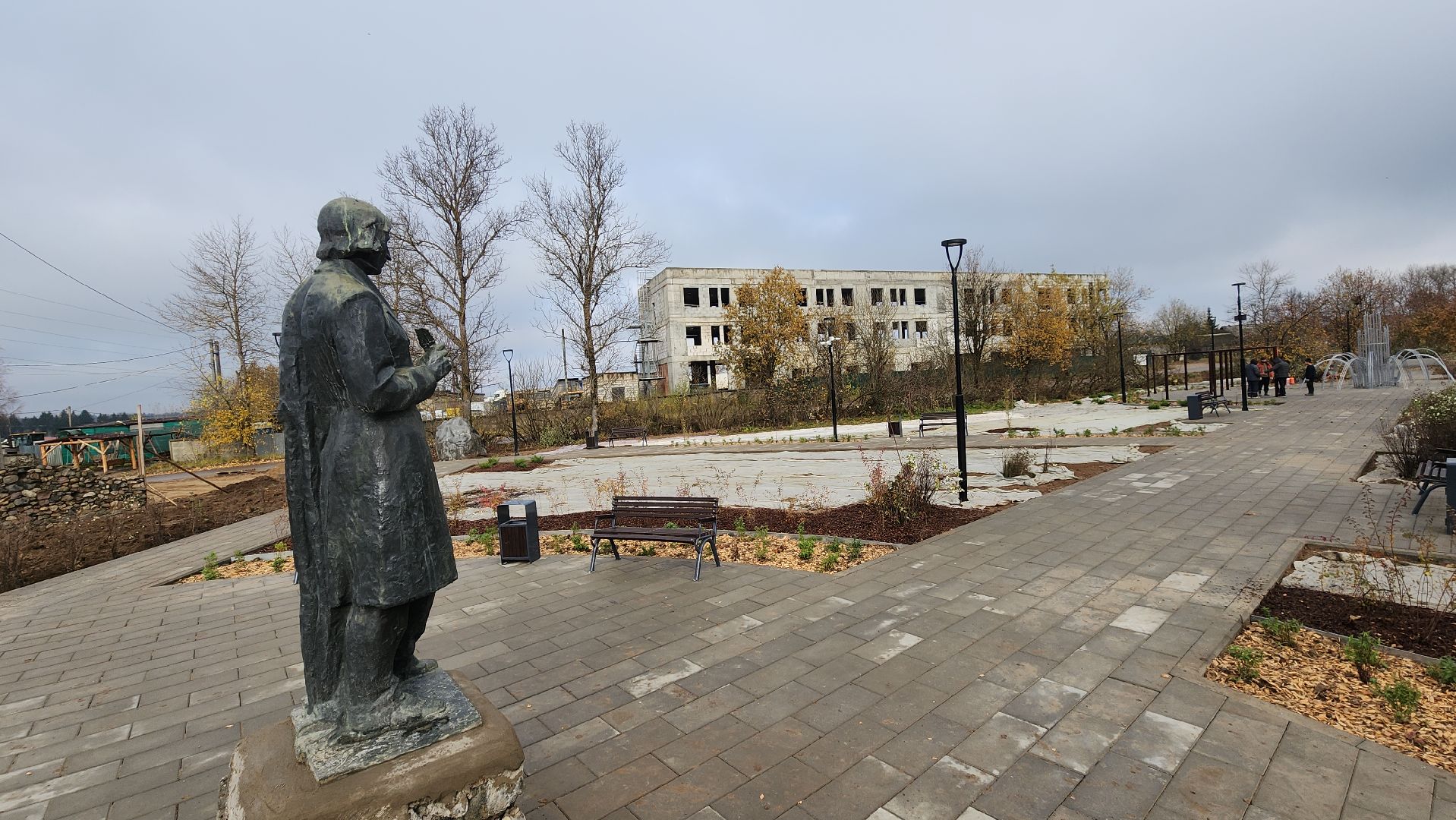 волоколамск, сычево, фкгс, благоустройство сквера,