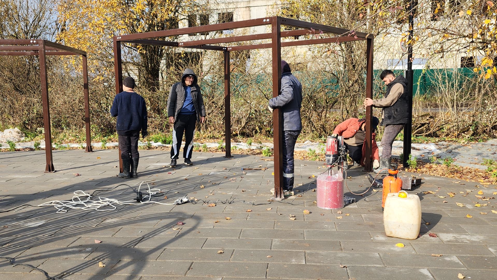 волоколамск, сычево, фкгс, благоустройство сквера,