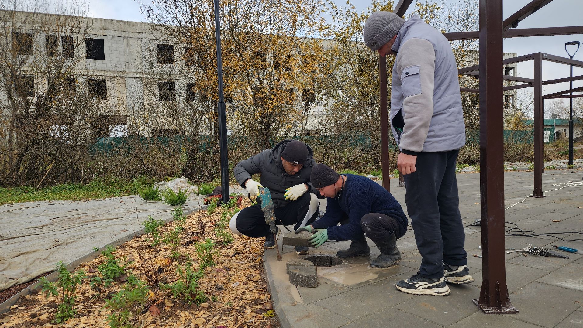 волоколамск, сычево, фкгс, благоустройство сквера,