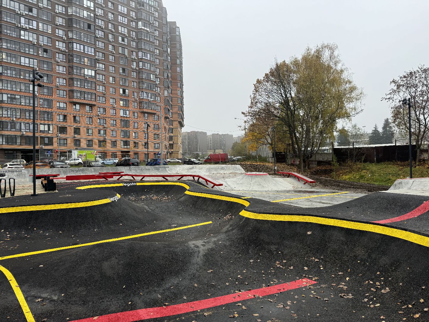 скейт площадка, ленинский городской округ,центральный парк видного,