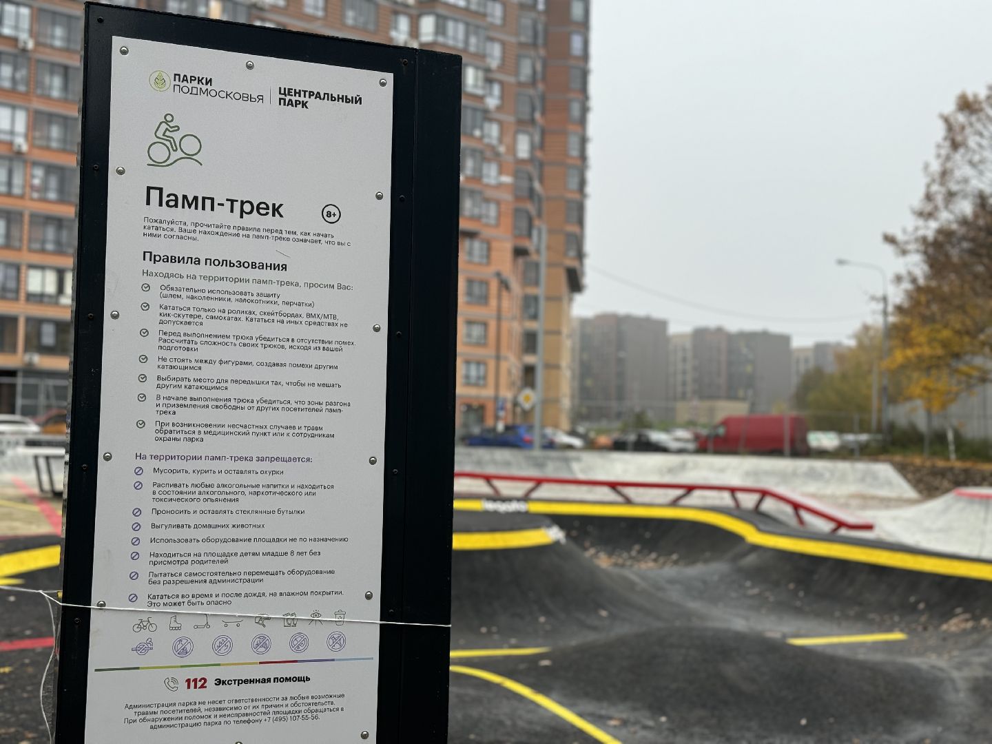 скейт площадка, ленинский городской округ,центральный парк видного,