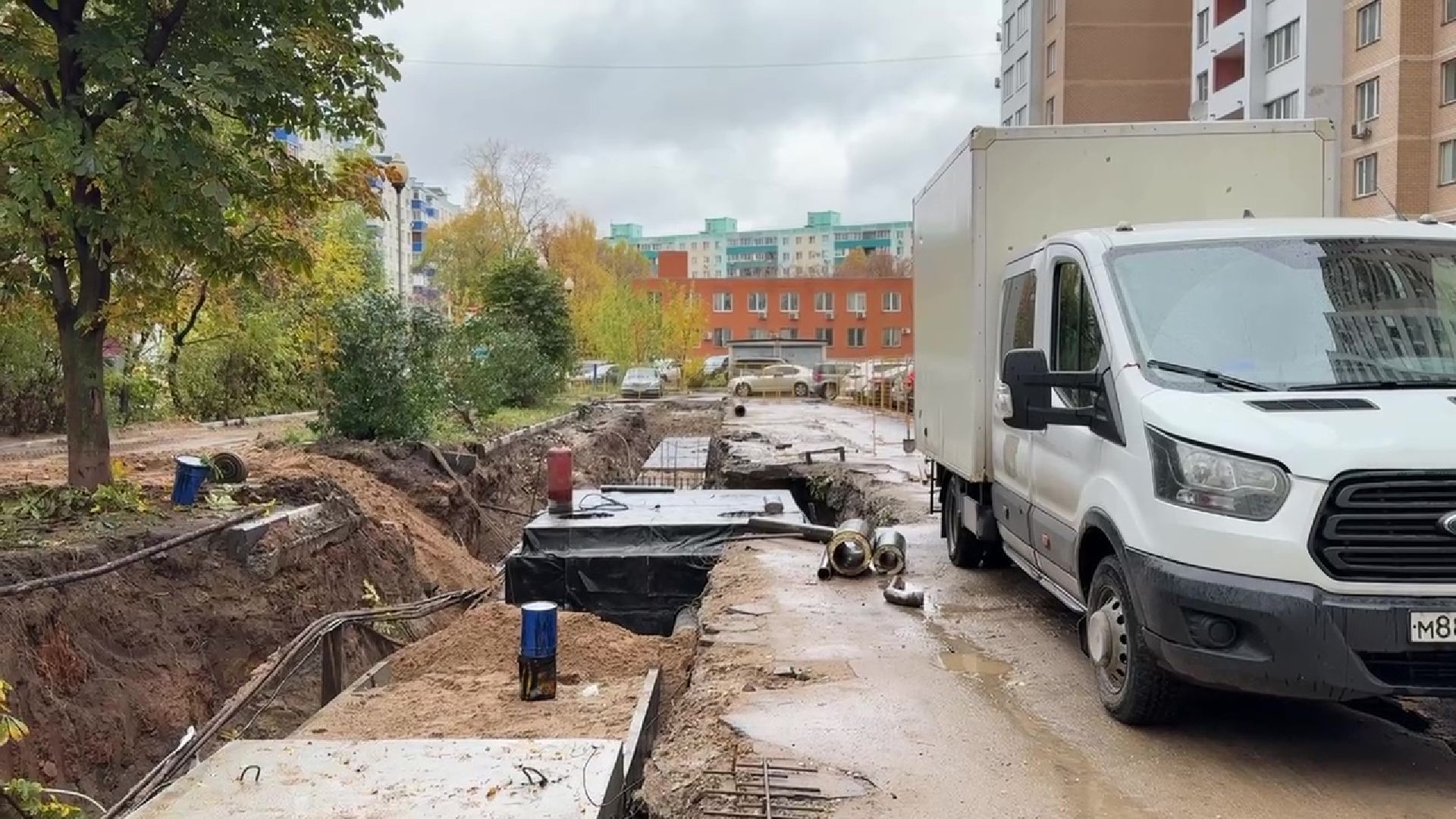 Реутов, реконструкция, теплосети, замена труб, байпасы,