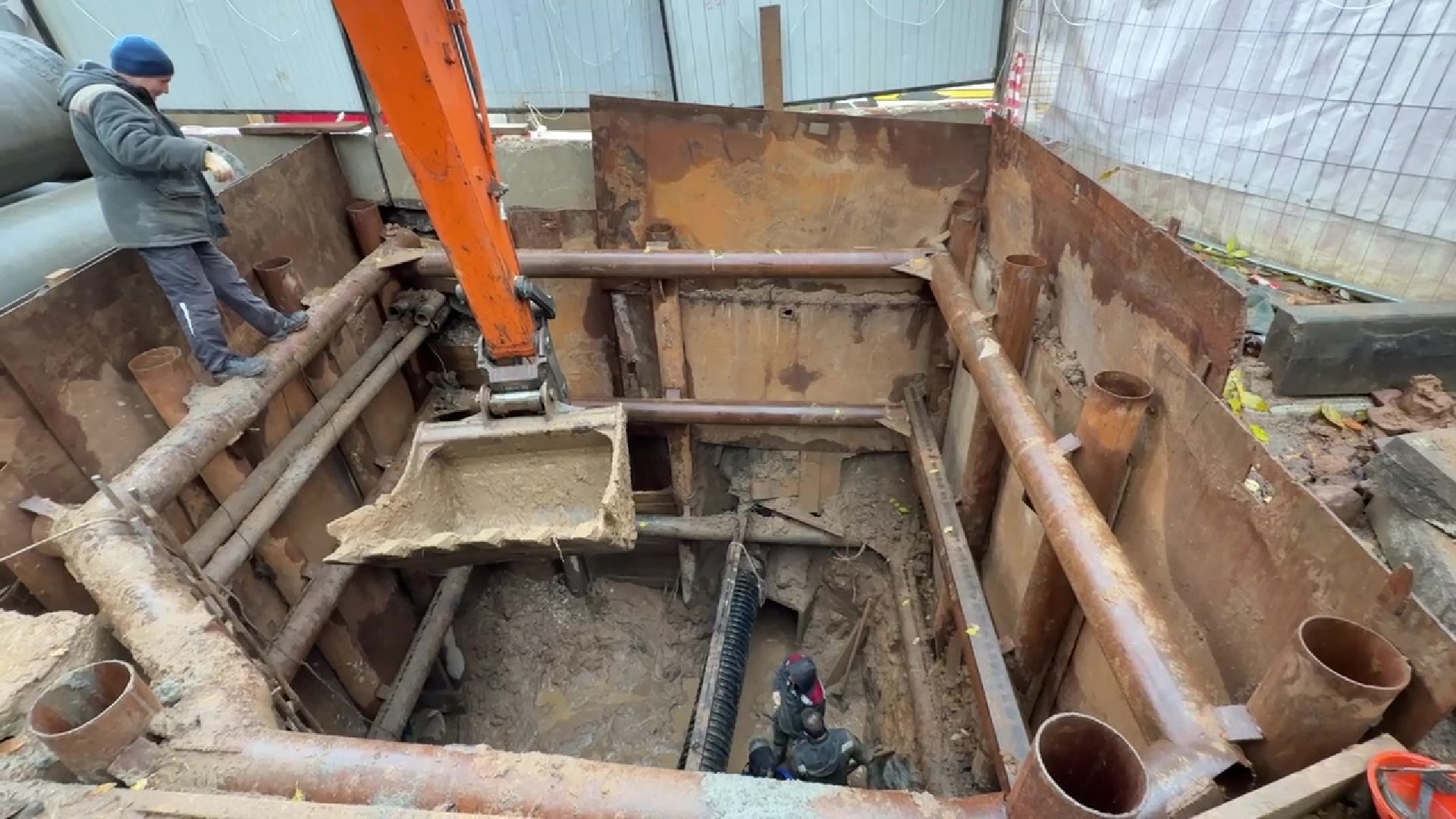 Реутов, реконструкция, теплосети, замена труб, байпасы,