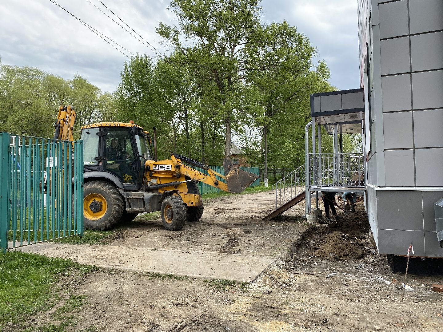 Чехов, благоустройство, школа, отмостка, ремонт