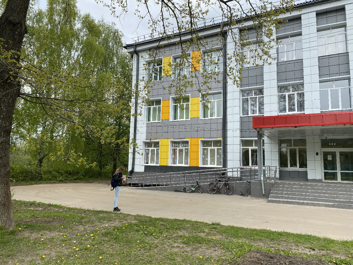 Чехов, благоустройство, школа, отмостка, ремонт