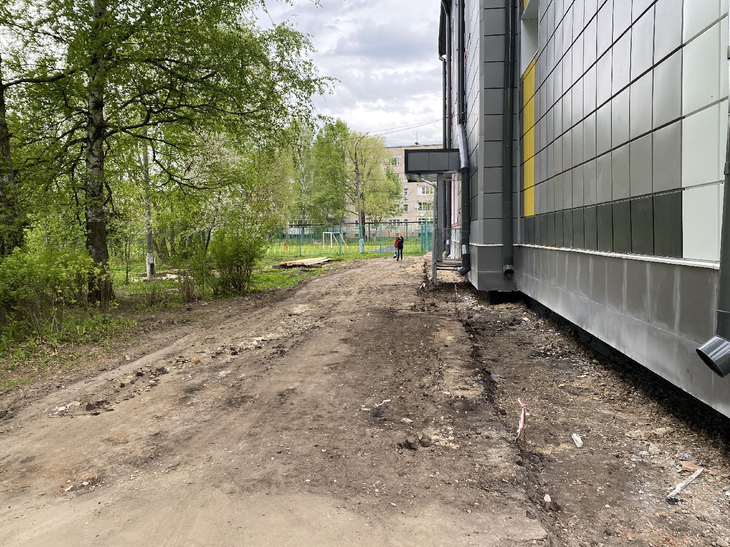 Чехов, благоустройство, школа, отмостка, ремонт