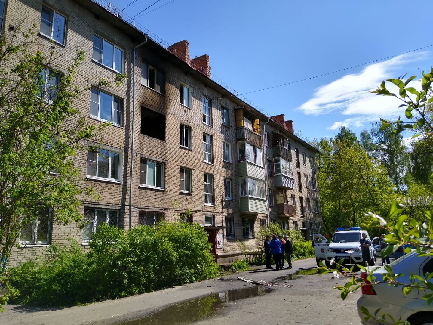 Раменское, ЧП, пожар, взрыв газа