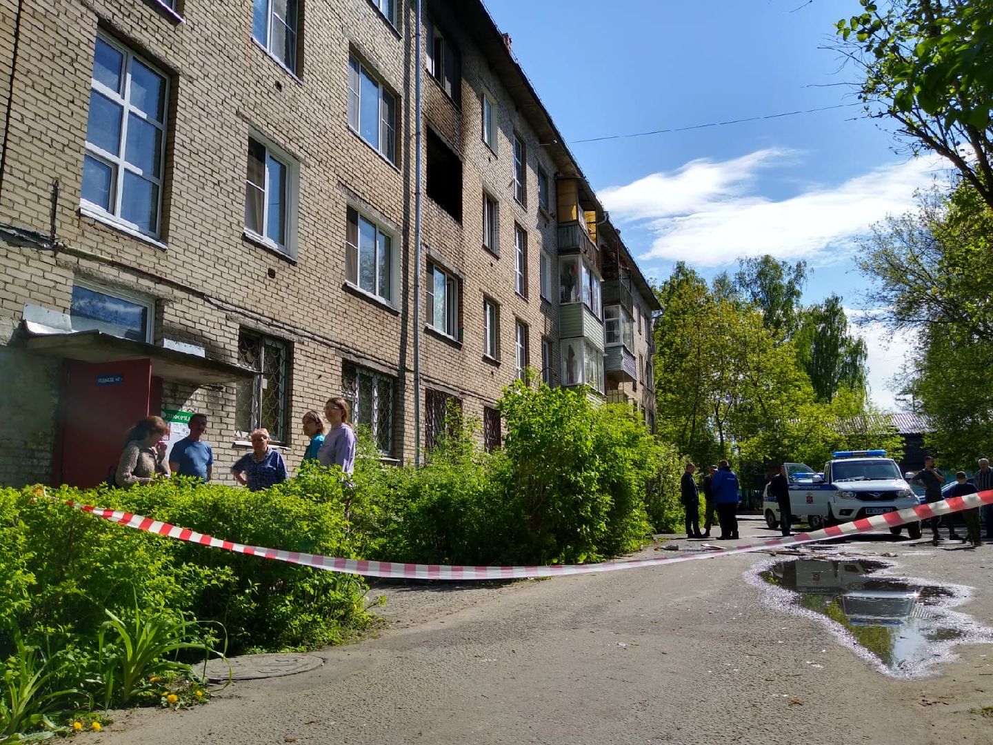 Раменское, ЧП, пожар, взрыв газа