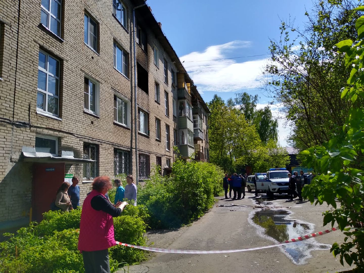 Раменское, ЧП, пожар, взрыв газа