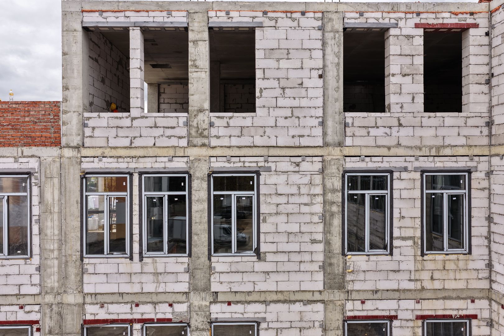 видео с коптера, бронницкий лицей,