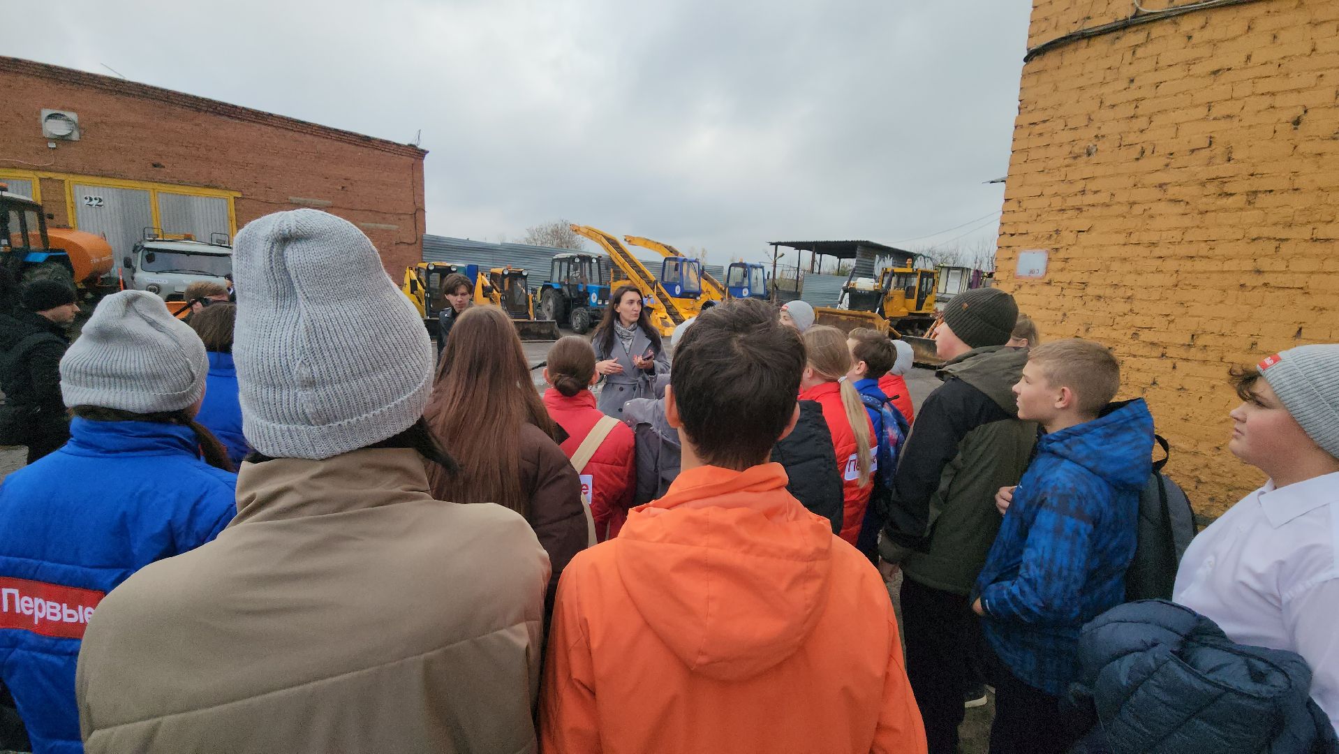 серпухов, комбинат благоустройства, экскурсия школьников ,
