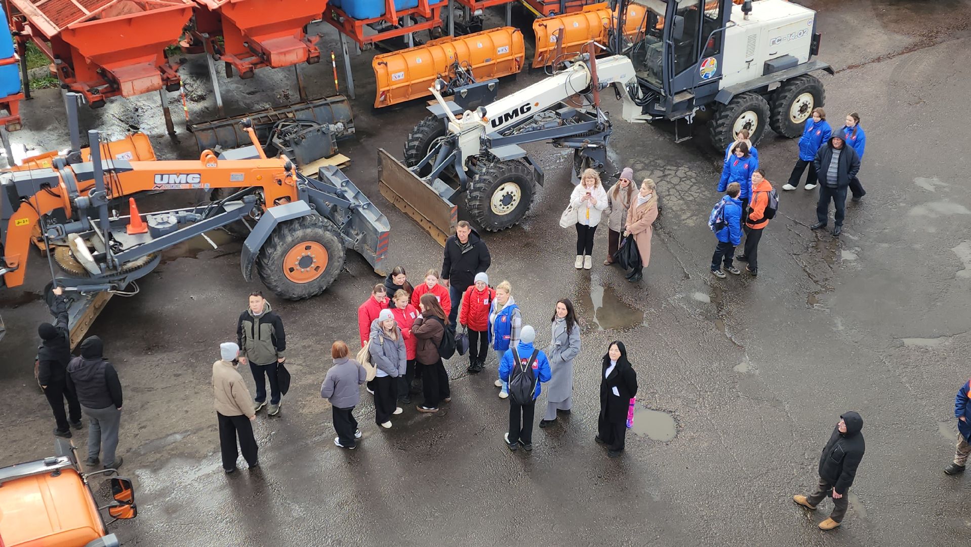 серпухов, комбинат благоустройства, экскурсия школьников ,
