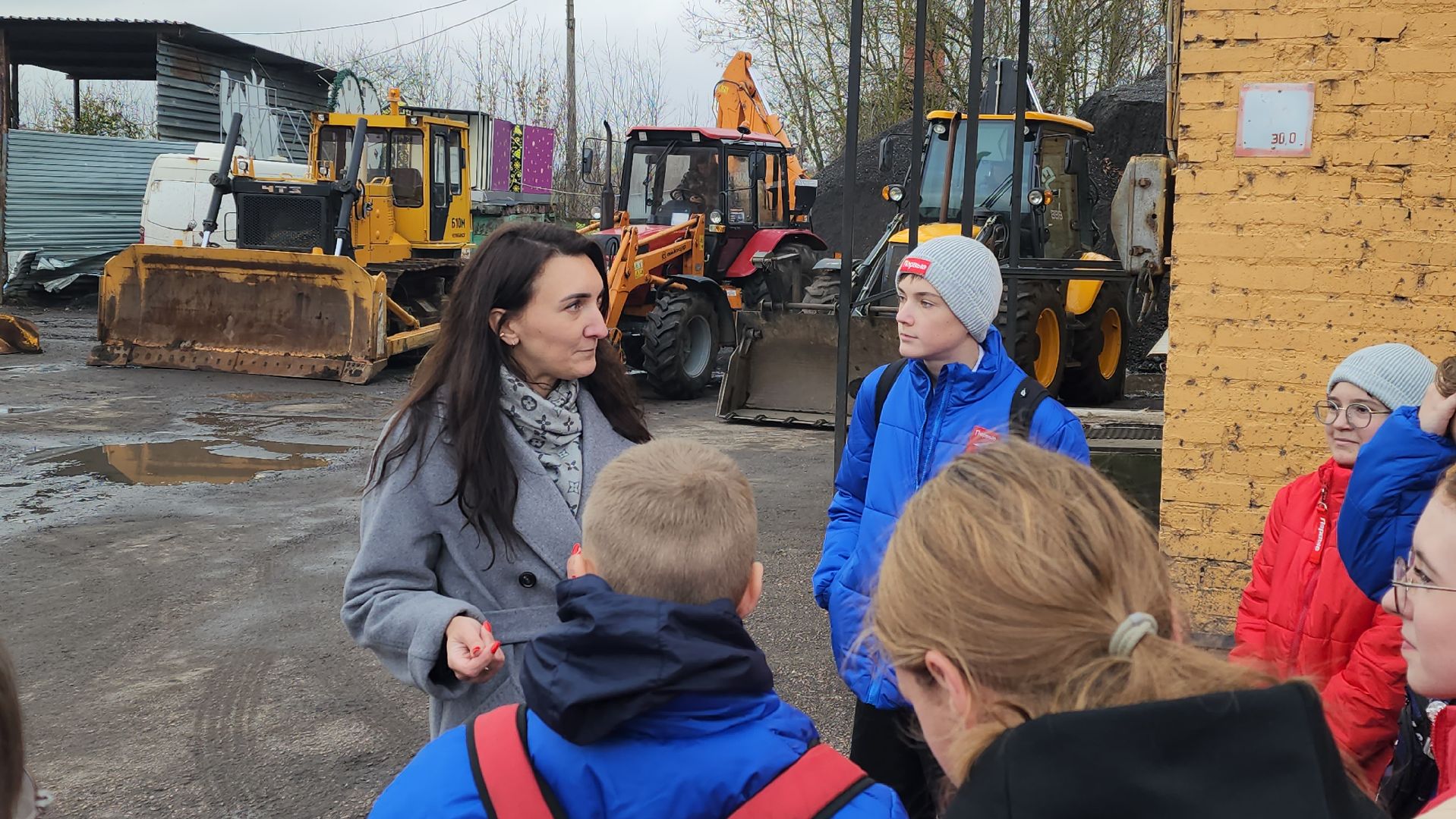серпухов, комбинат благоустройства, экскурсия школьников ,