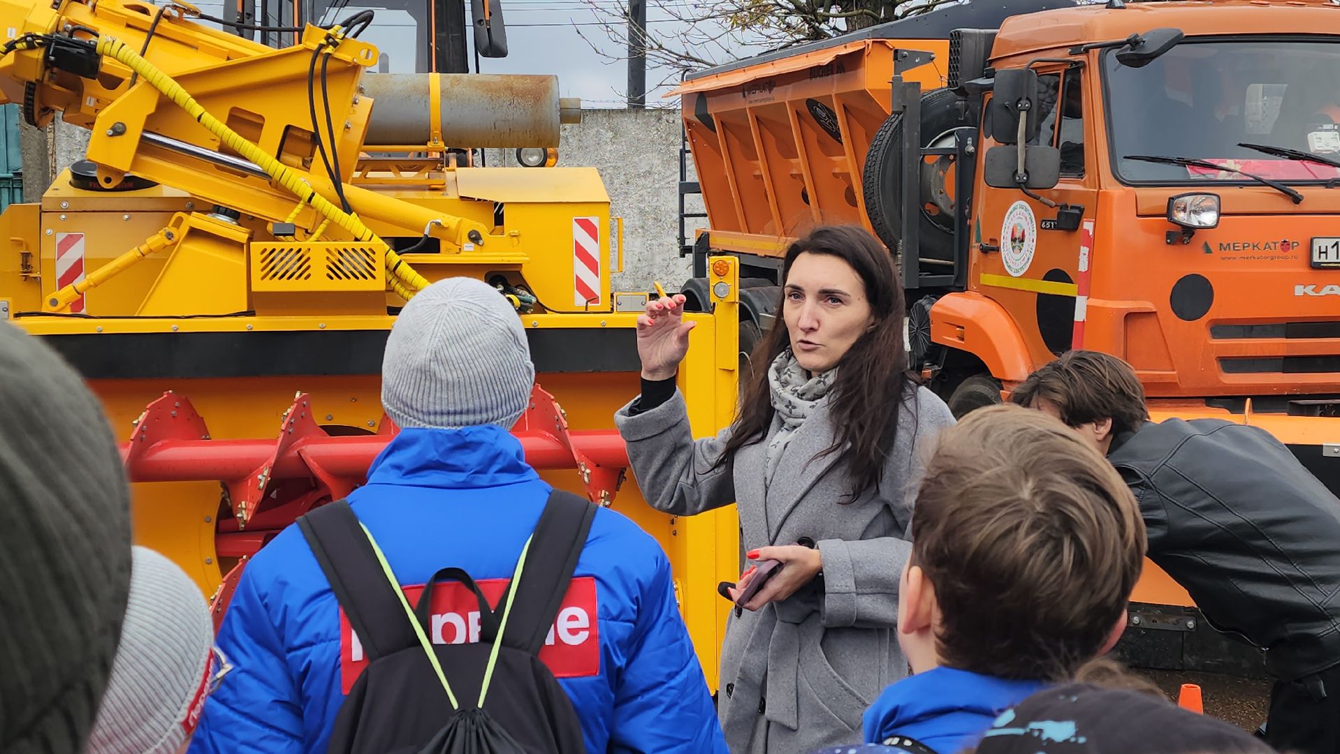 серпухов, комбинат благоустройства, экскурсия школьников ,