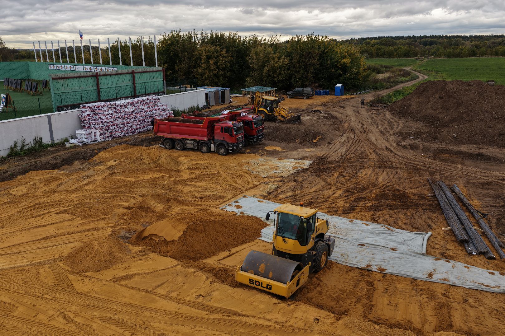 видео с коптера, лукодром бронницы,спорт в бронницах,
