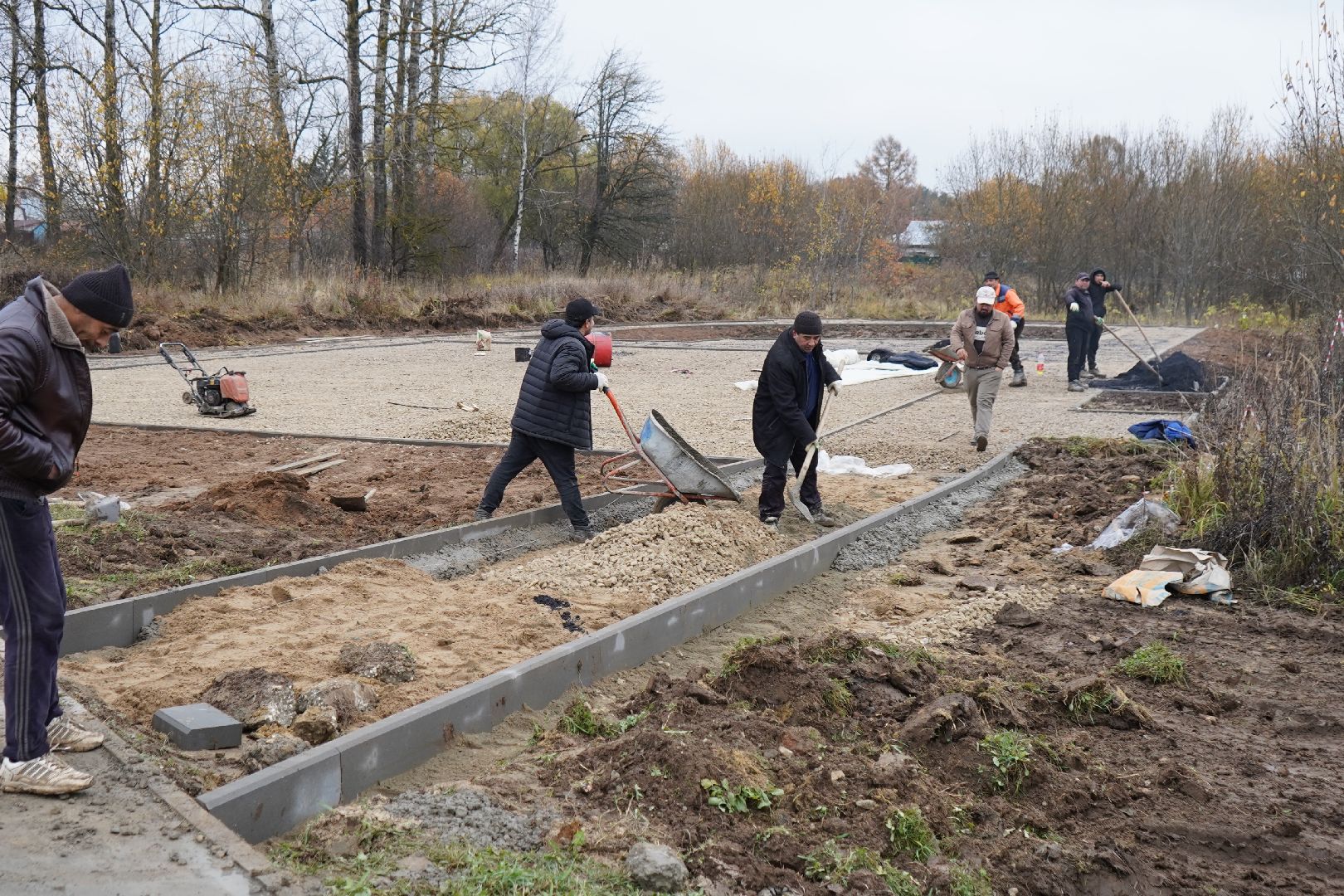 малино, ступино, благоустройство, сквер, воркаут зона,