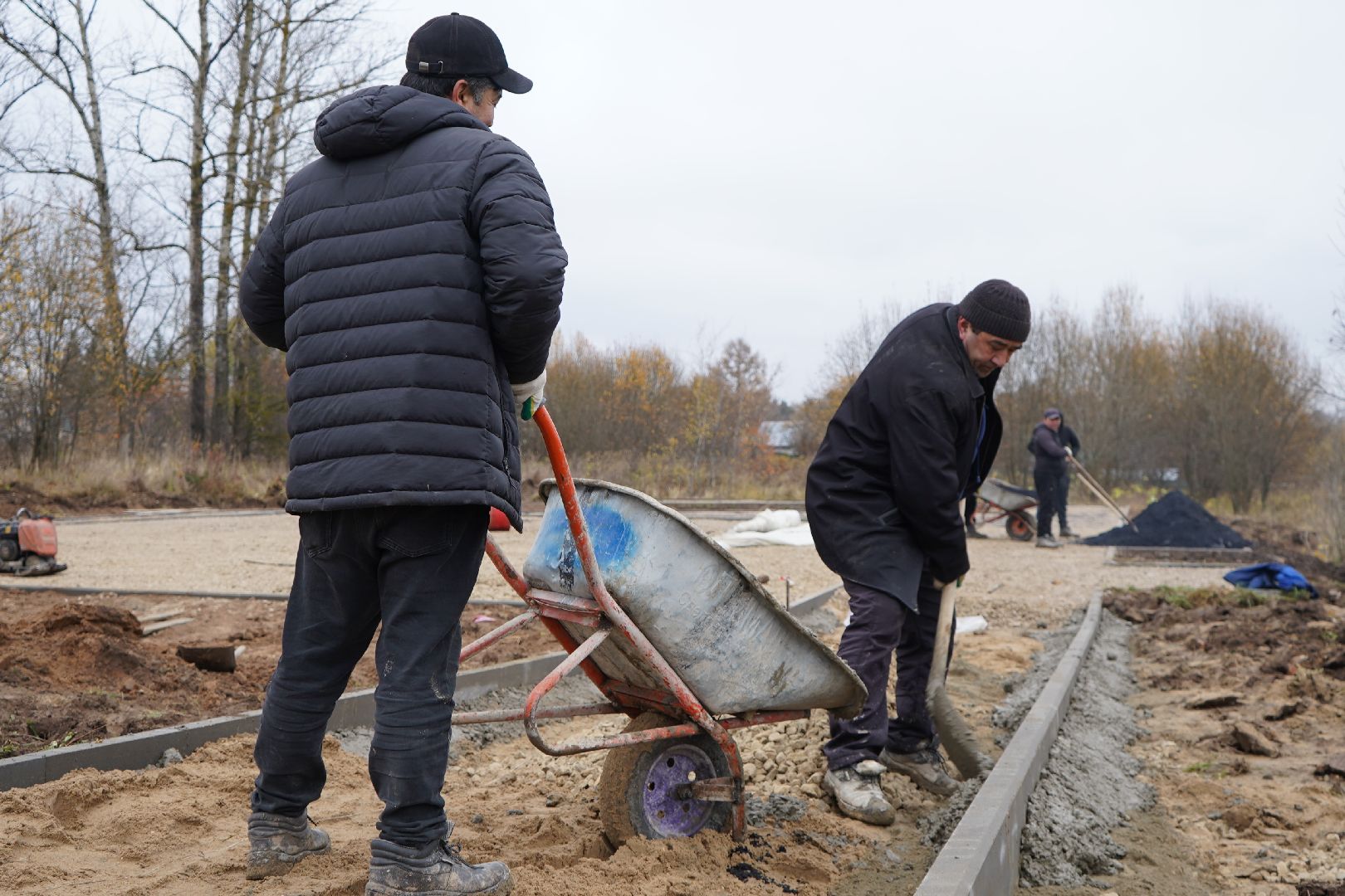 малино, ступино, благоустройство, сквер, воркаут зона,