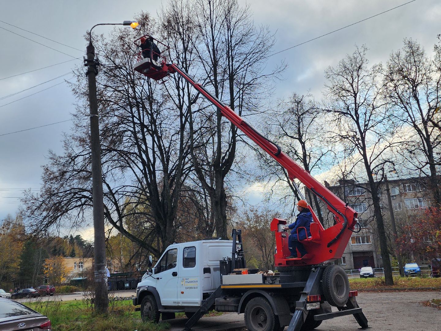 городской округ пушкинский, светлый город, уличное освещение, красноармейск,