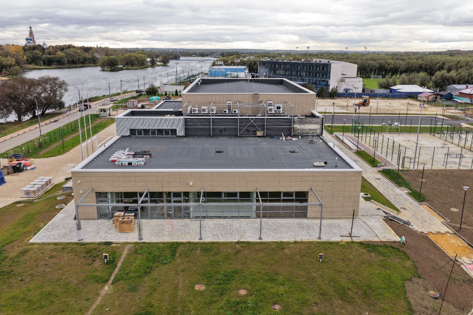 видео с коптера, фок в бронницах,  эллинг в бронницах,