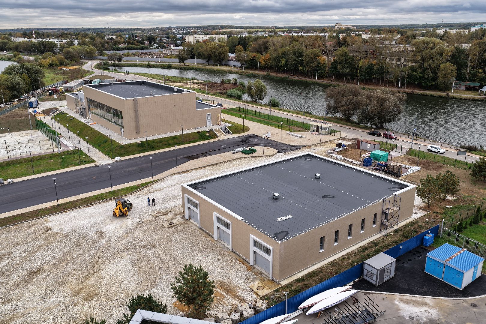 видео с коптера, фок в бронницах,  эллинг в бронницах,