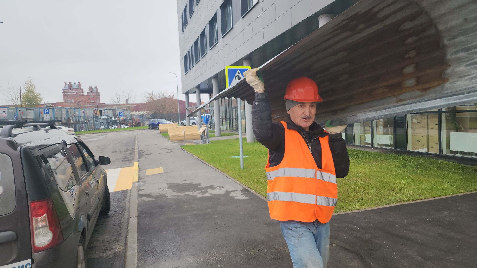 Строительство, новая поликлиника, люберцы, поселок октябрьский,