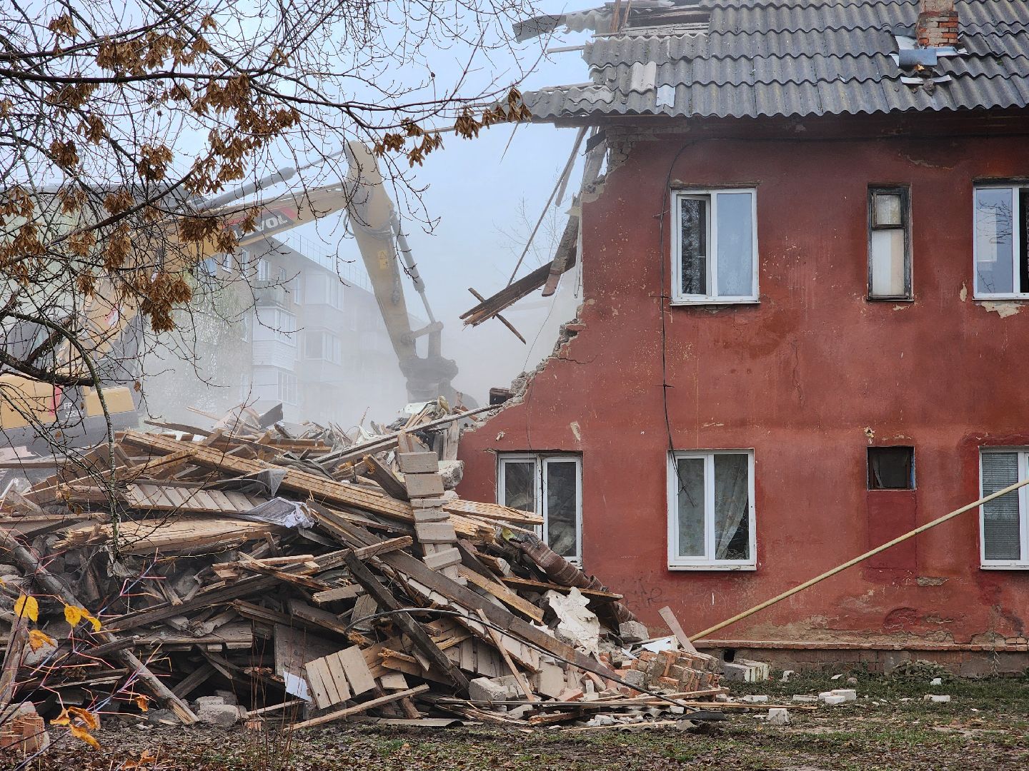 аварийный дом, программа переселения из аварийного жилья, снос аварийного дома, старая купавна, богородский городской округ,