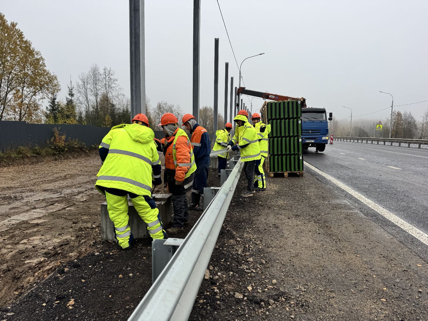 шаховская, новая рига, дорога, м9 балтия, шумовы экраны,