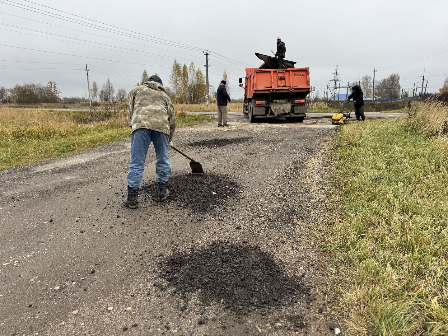 шаховская, ямочный ремон, ямочный ремонт дорог,