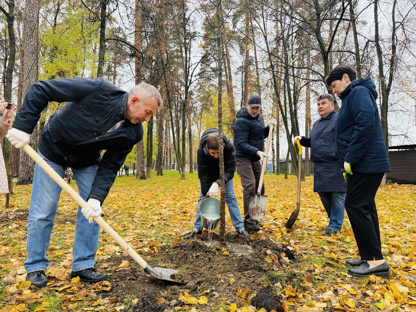 раменское, раменская црб, главврач, врачи, экологическая акция, патриотическая акция,высадка деревьев,раменский городской парк,