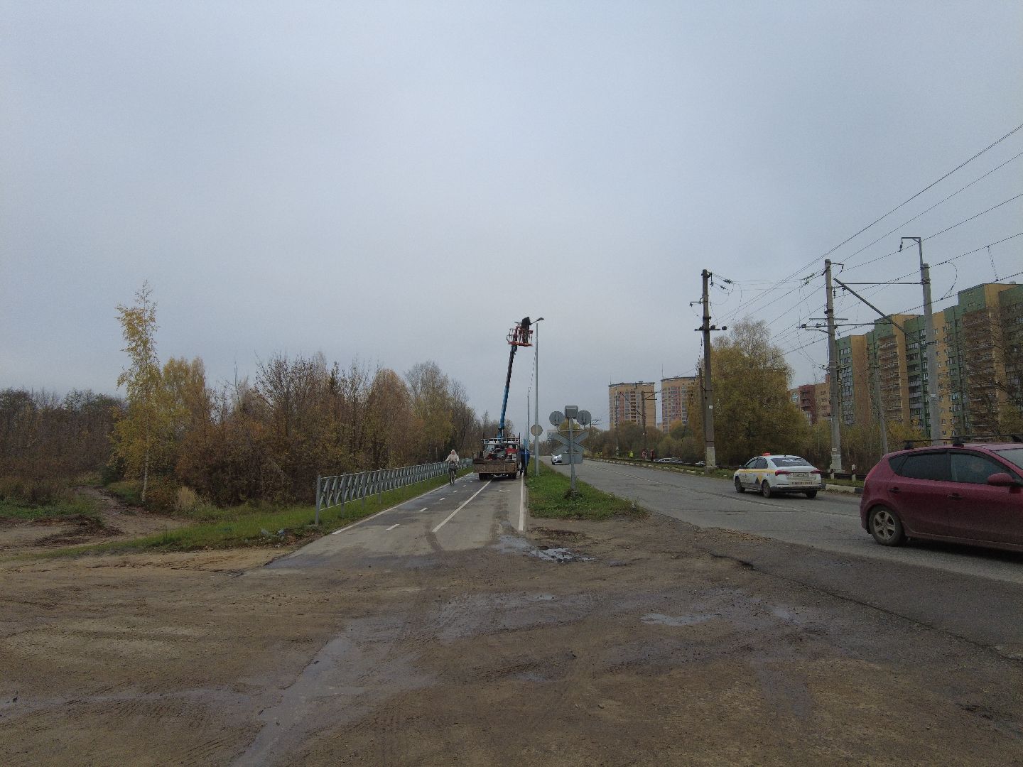 дубна, новыефонари, улицастанционная,