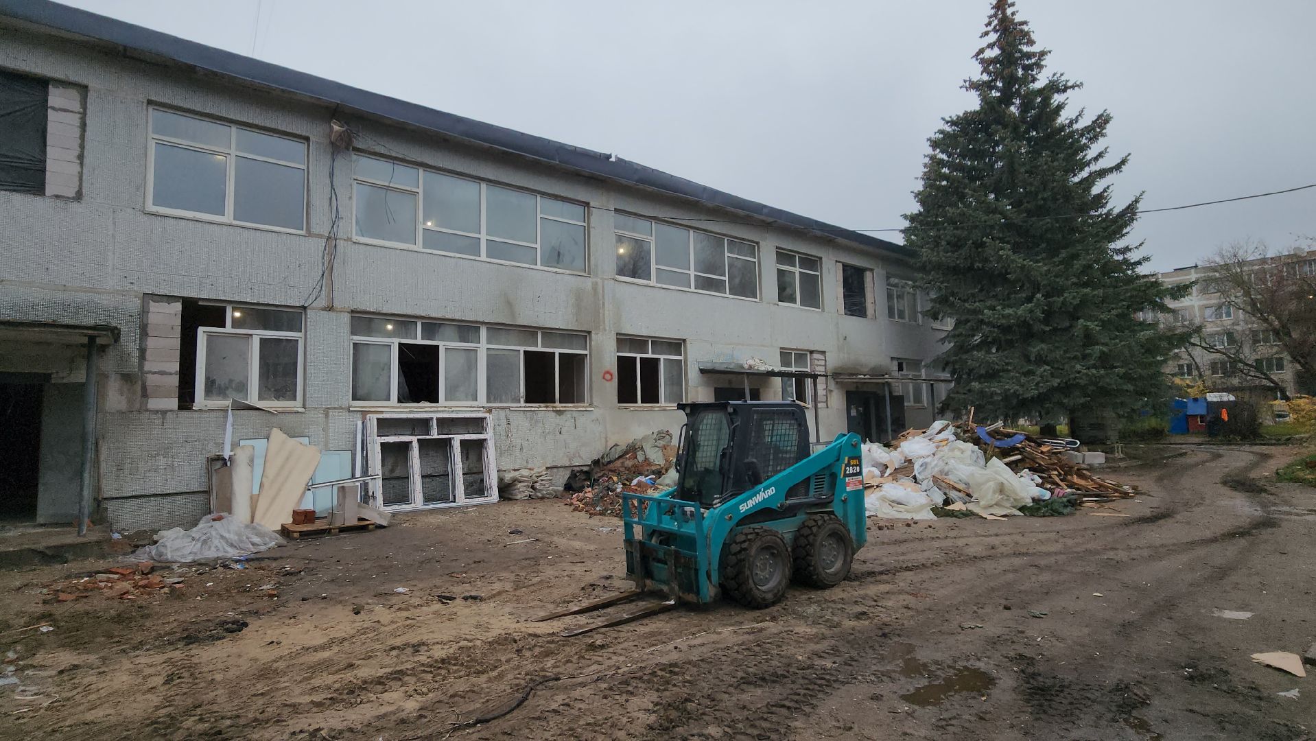 серпухов, капитальный ремонт детского сада, детский сад ласточка в серпухове,