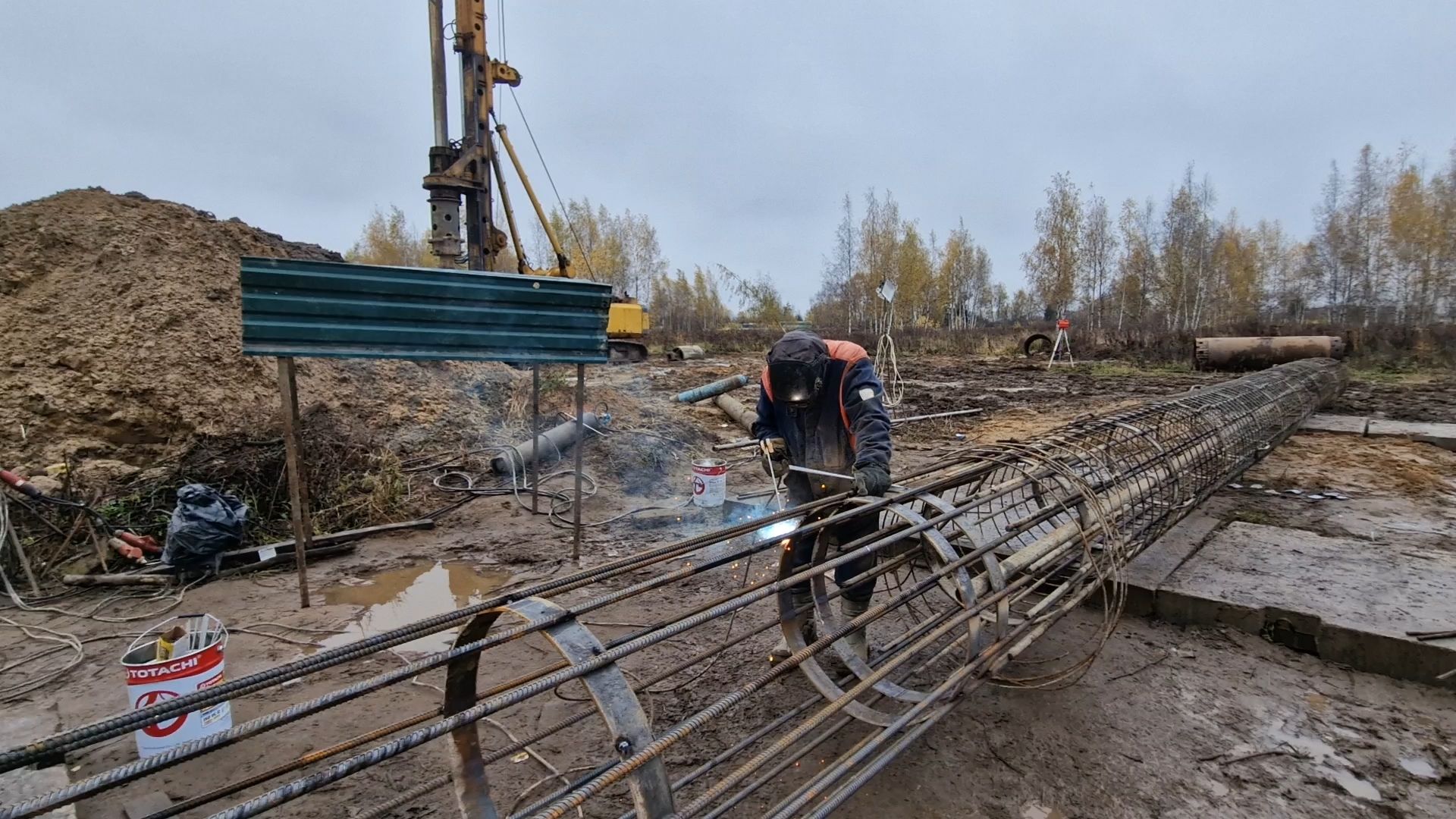 строительство путепровода у деревни черное в балашихе, балашиха,