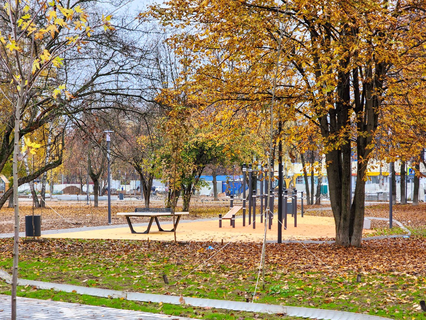 Подольск, Сквер, Благоустройство, брусчатка,