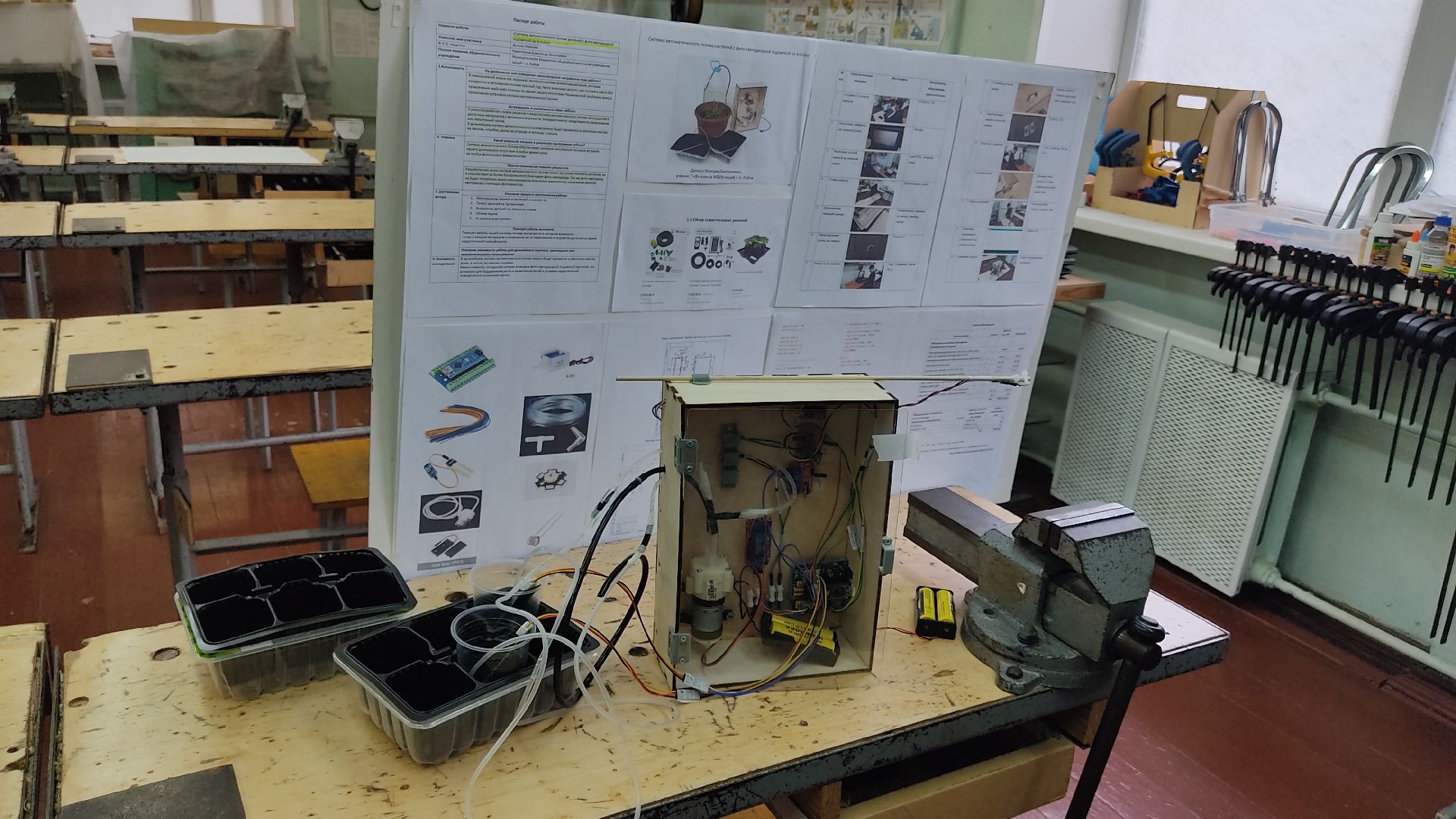 Лобня, образование, растения