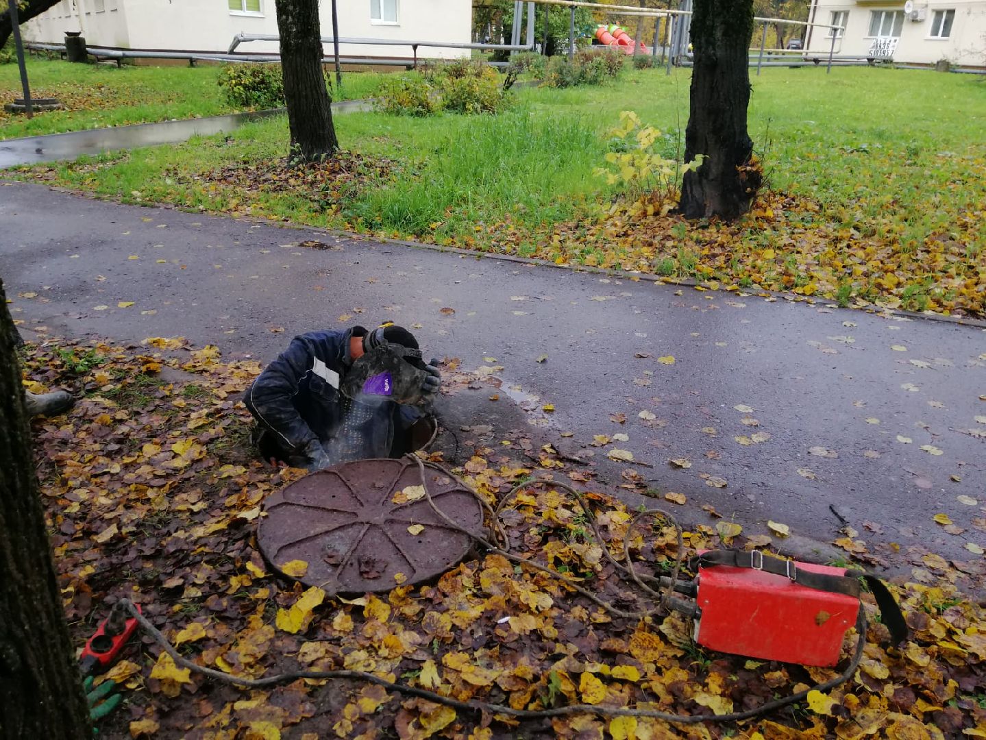 канализационная сеть, канализационные колодцы, жкх, городской округ восход,