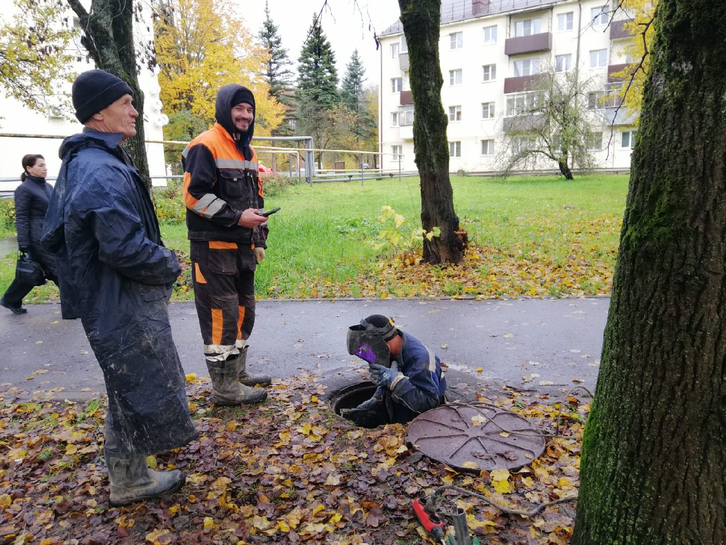 канализационная сеть, канализационные колодцы, жкх, городской округ восход,