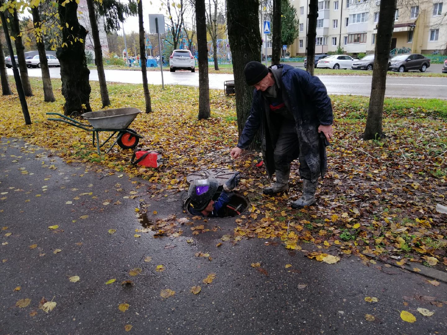 канализационная сеть, канализационные колодцы, жкх, городской округ восход,