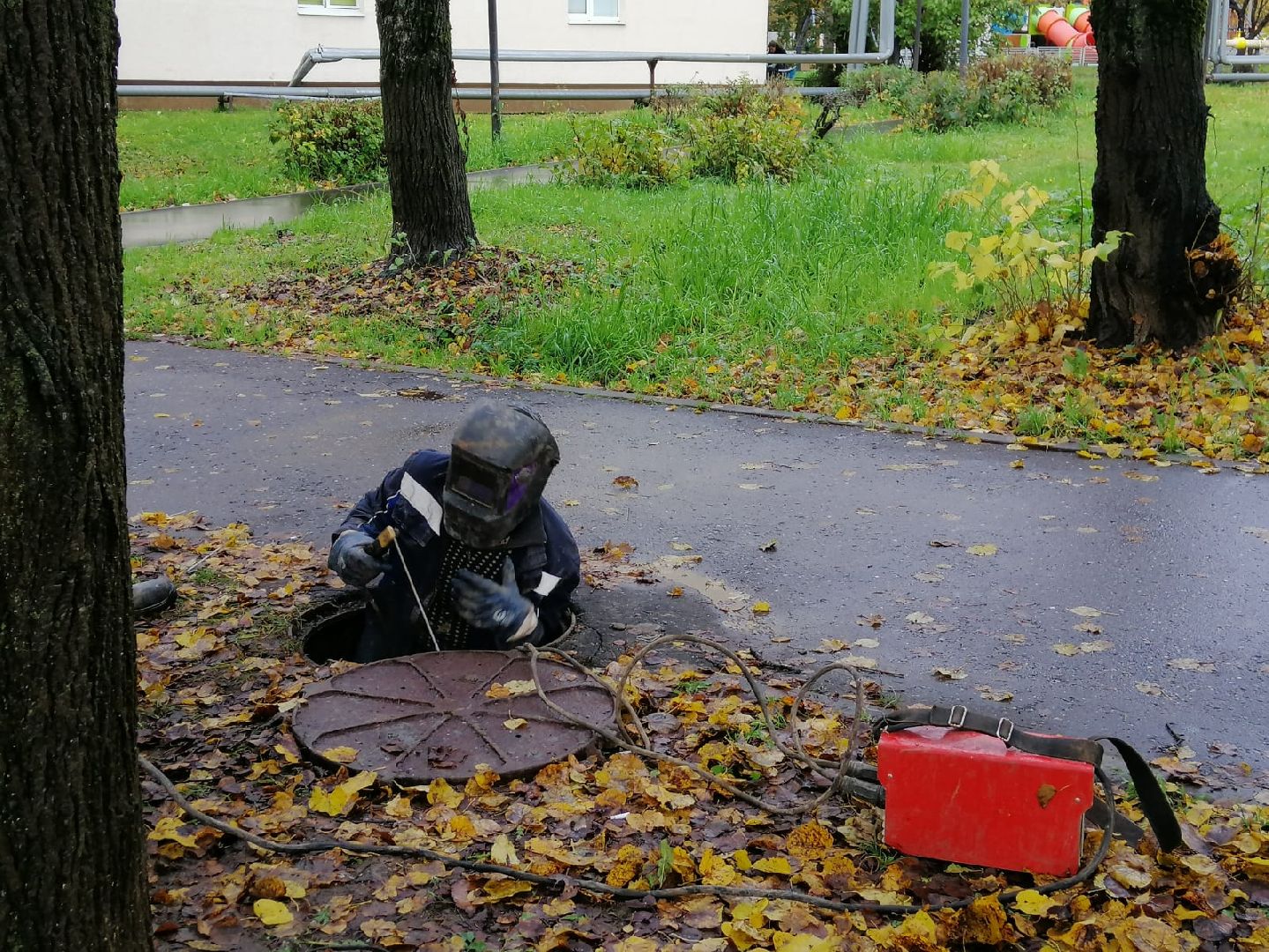 канализационная сеть, канализационные колодцы, жкх, городской округ восход,