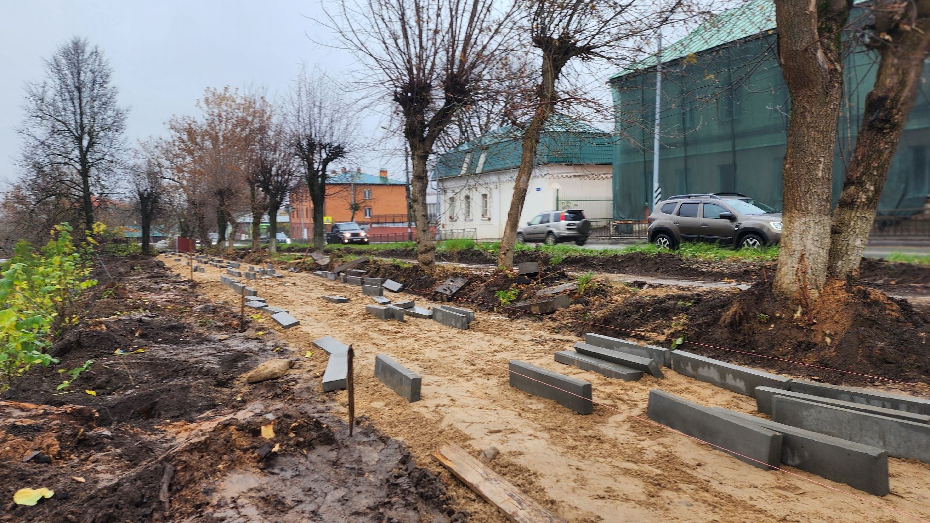 клин , благоустройство, советская площадь, папивинский бульвар,