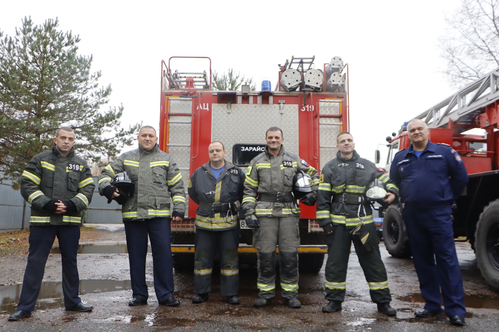 зарайск, пожарной службе 20 лет, псч319, безопасность,