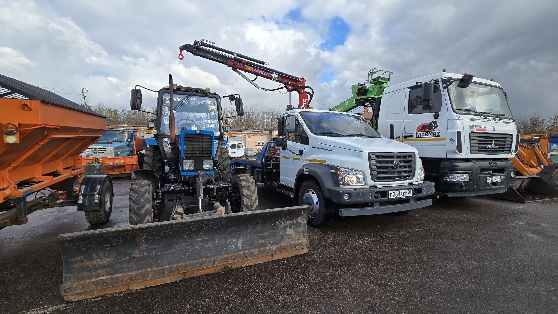 Коломна, подготовка к зиме, спецтехника,