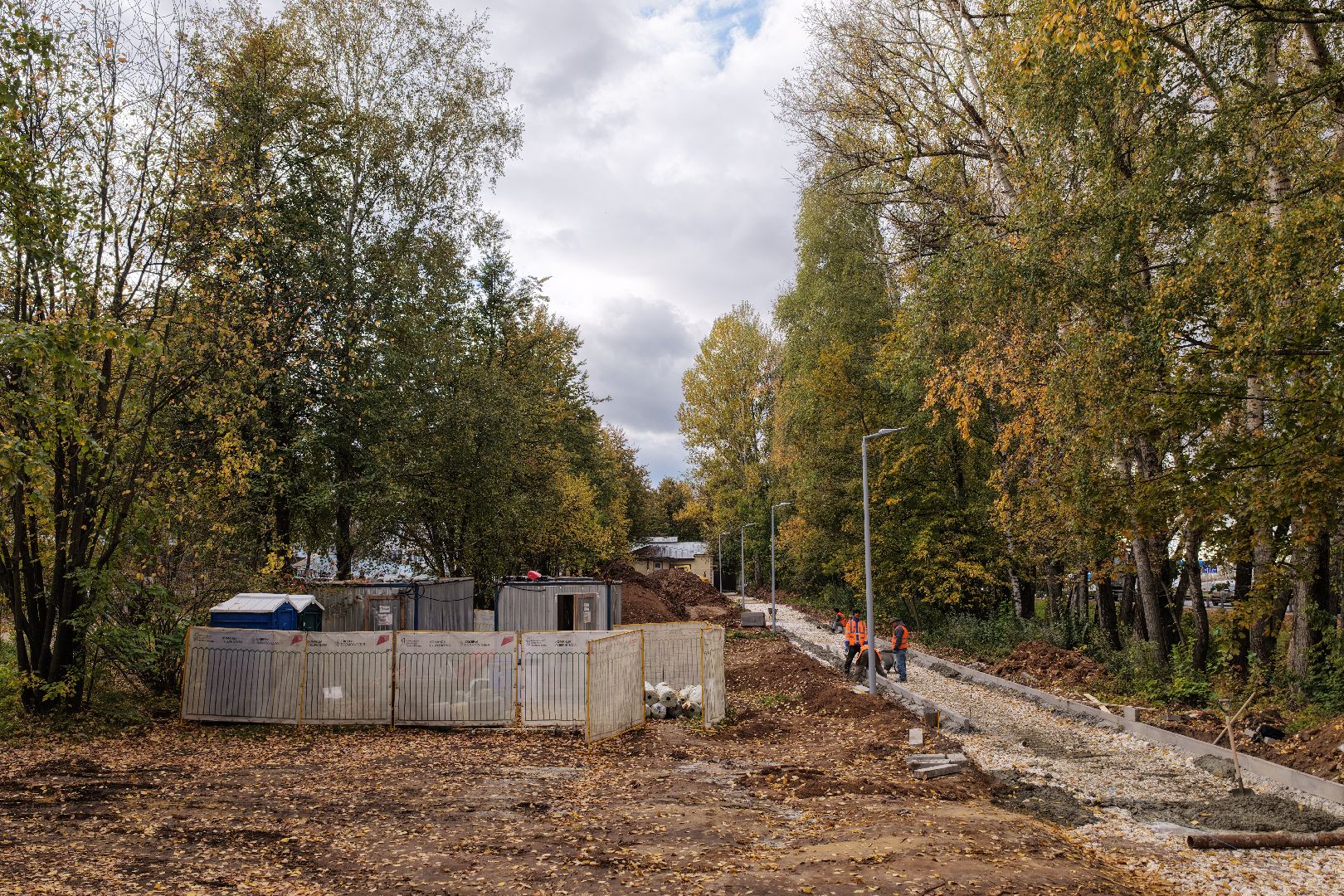 видео с коптера, сквер в бронницах, благоустройство в бронницах,