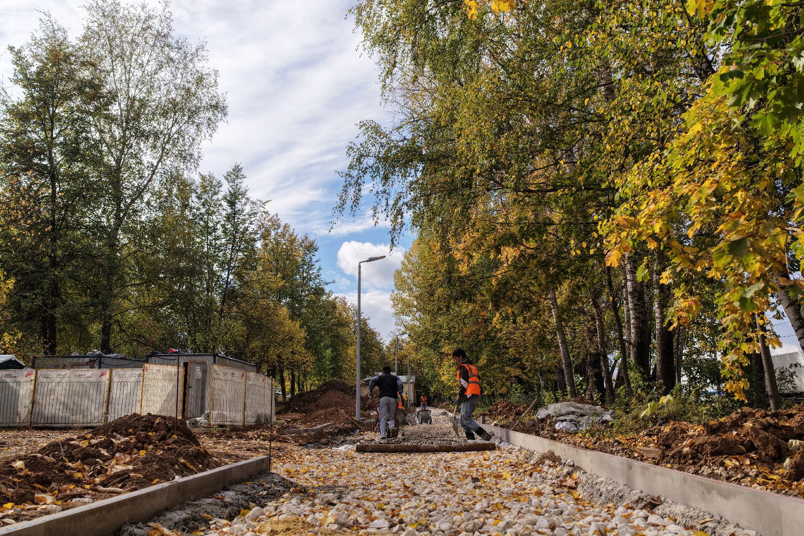 видео с коптера, сквер в бронницах, благоустройство в бронницах,