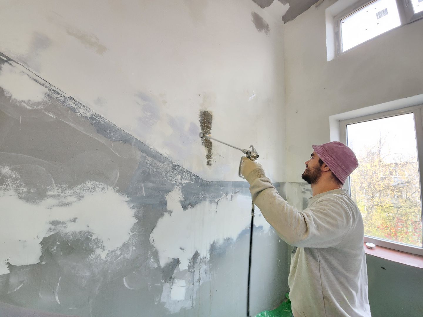 чехов, микрорайон венюково, улица гагарина 48, текущий ремонт подъездов, покраска стен и потолков, замена окон, замена батарей отопления, косметический ремонт, обращения жителей, портал добродел, ремонт в подъездах,перила, лестницы, электропроводка, напольное покрытие,