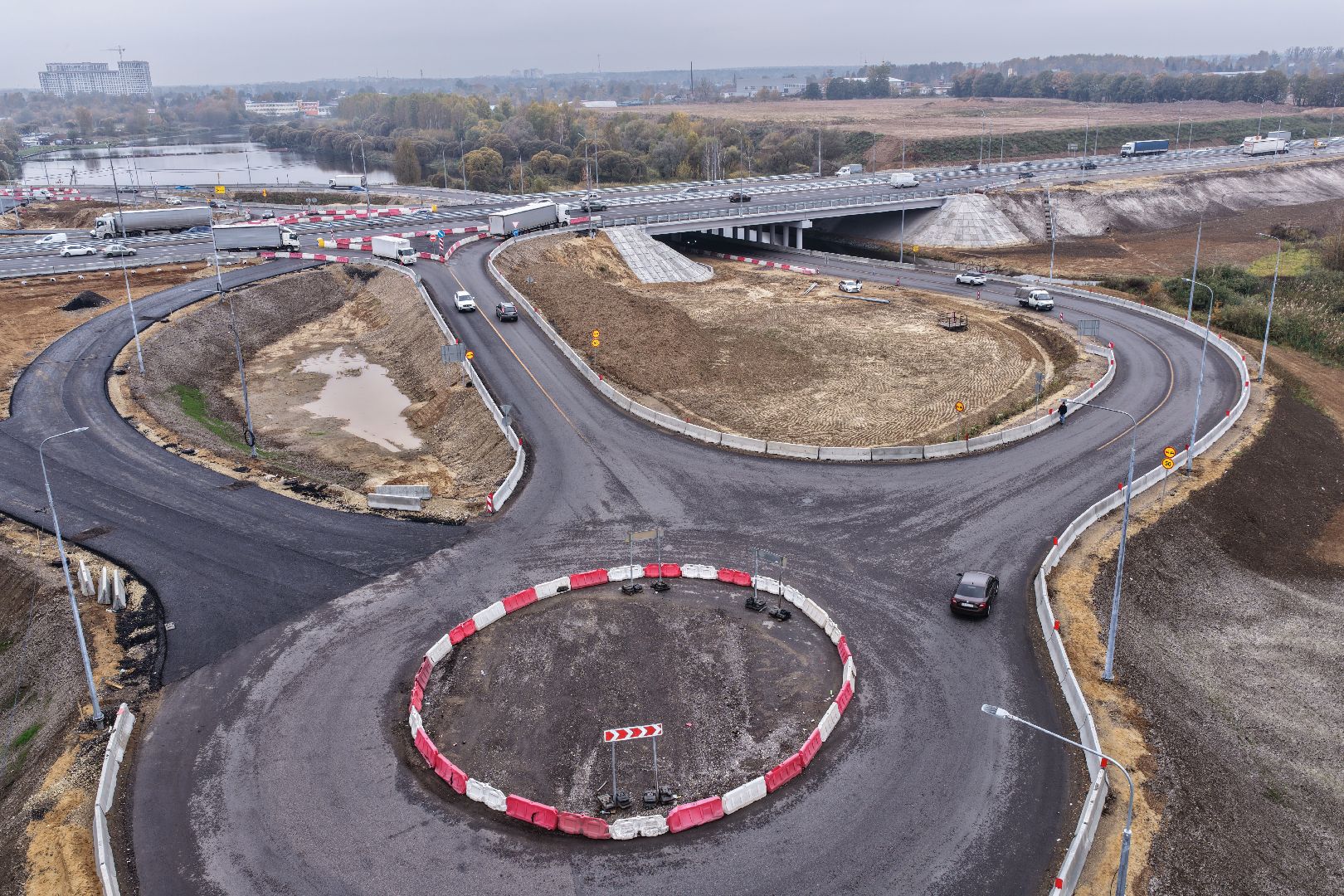 видео с коптера, м-8 холмогоры,